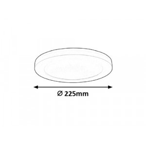 Plafoniera Sonnet LED 18W metal/lemn alb Rabalux
