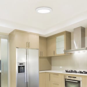 Plafoniera Sonnet LED 30W metal/lemn alb Rabalux