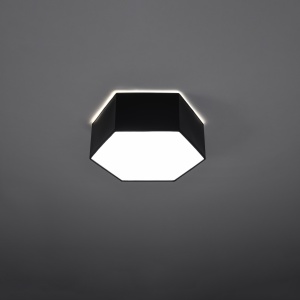 Plafoniera Sunde 11 2xE27 acril negru cube - Img 3