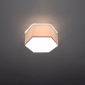 Plafoniera Sunde 13 2xE27 acril alb cube - Img 3