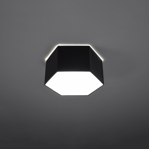 Plafoniera Sunde 15 2xE27 acril negru cube - Img 3