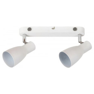 Spot bara Ebony 2xE27 metal alb Rabalux