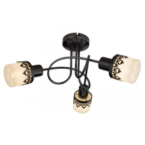 Spot bara Lacey 3xE14 metal/sticla negru/alb Rabalux RBL5343