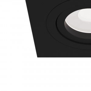 Spot incastrat Atom 1xGU10 metal negru Maytoni