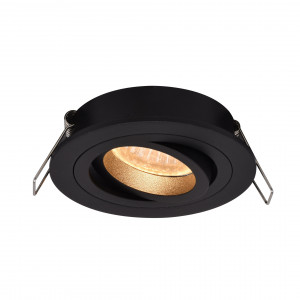 Spot incastrat Chuck 1xGU10 metal negru Zuma Line ARGU10-039-N