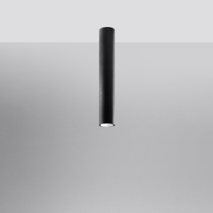 Spot Lagos 40 1xGU10 metal negru tubular - Img 2