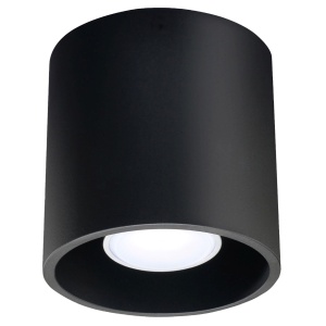 Spot Orbis 1xGU10 metal negru cilindric