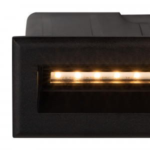 Spot scara incastrat Bosca 1xLED metal negru Maytoni