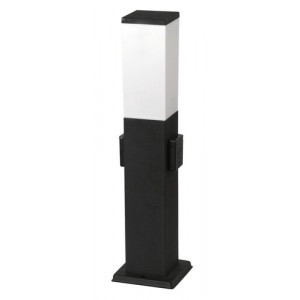 Stalp exterior Bonn 1xE27 metal/acril negru/alb Rabalux RBL8339