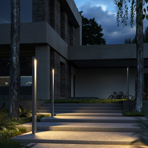 Stalp exterior Bonn 1xLED metal grafit Maytoni