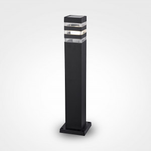 Stalp exterior Unter 1xE27 metal negru Maytoni
