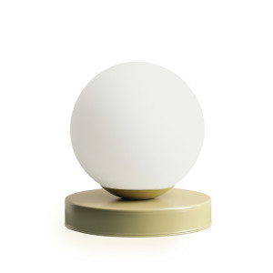Veioza Ball 1xE14 metal/sticla fistic Aldex