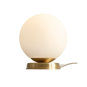 Veioza Ball 1xE27 metal/sticla alama Aldex