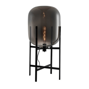 Veioza Maversa L 1xE27 metal/sticla negru/antracit Italux