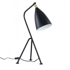 Veioza Sotto 1xE27 metal negru Italux