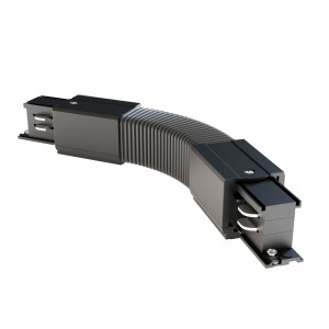 Accesoriu sina 3C Conector flexibil acril negru TRA005CF-31B