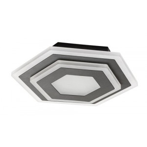 Aplica Bitsi LED 23W metal/acril negru/alb Rabalux