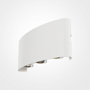 Aplica exterior Strato LED 6W 3000K metal alb Maytoni