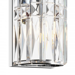 Aplica Facet 3xE14 metal/sticla crom/transparent Maytoni
