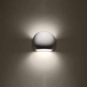 Aplica Globe 1xE27 ceramica alb lucios oval - Img 3