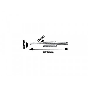 Aplica John LED 18W metal/acril bronz/alb Rabalux