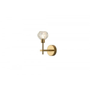Aplica Kassia 1xG9 metal/sticla auriu Rabalux