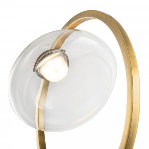 Aplica Lunare 1xLED metal/sticla bronz/transparent Maytoni