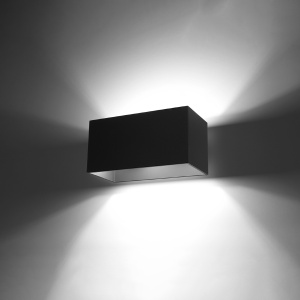 Aplica Quad 2xG9 metal negru rectangular - Img 3