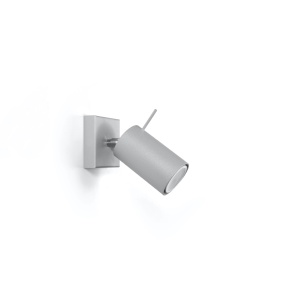 Aplica Ring 1xGU10 metal gri tubular - Img 2
