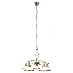 Candelabru Elisett 5xE27 metal/sticla bronz Rabalux RBL2755
