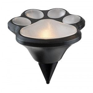 Lampa solara Wigry LED 0.06W acril negru/alb Rabalux