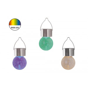 Lampa solara Yola LED 0.06W metal/sticla nichel Rabalux