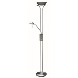 Lampadar Beta 1+1xR7s+G9 metal/sticla nichel Rabalux RBL4075