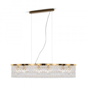 Lustra Dune 6xE14 metal/cristal auriu Maytoni