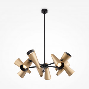 Lustra Giro 10xGU10 metal bronz/negru Maytoni