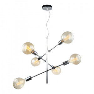 Lustra Madalyn 6xE27 metal crom Italux
