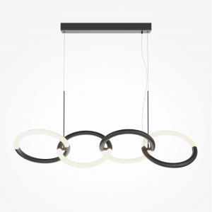 Lustra Node 4xLED metal negru/alb Maytoni