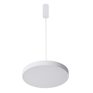 Lustra Orbital LED 30W 1800 lumeni metal/acril alb sablat Italux