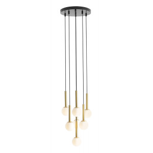 Lustra Riu 7xG9 metal/sticla alama Aldex