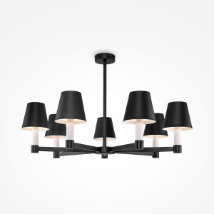 Lustra Tet-a-tet 7xE14 metal negru Maytoni