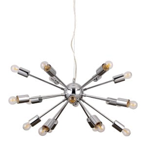 Lustra Theo 18xE27 metal crom Italux
