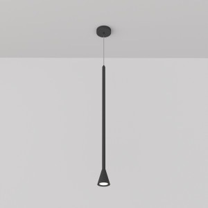 Pendul Arrow 1xGU10 metal negru