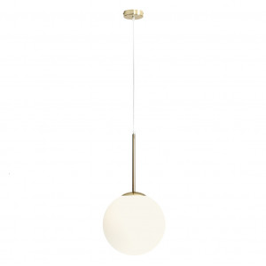 Pendul Bosso M 1xE27 metal/sticla auriu Aldex