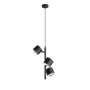 Pendul Bot 3xGU10 metal negru Aldex