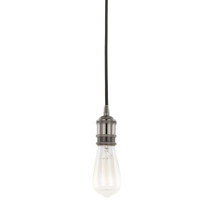 Pendul Classo 1xE27 metal negru/auriu Italux