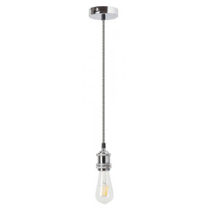 Pendul Fixy 1xE27 metal/sticla argintiu Rabalux RBL1418
