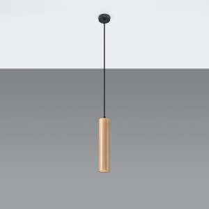 Pendul Lino 1xGU10 lemn natural wood tubular - Img 2
