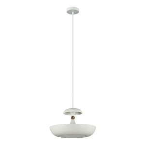 Pendul Marina L 1xE27 metal alb Italux