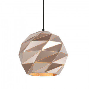 Pendul Palermo L 1xE27 metal auriu Italux