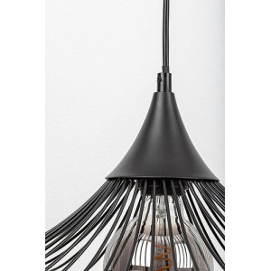 Pendul Sombero 1xE27 metal negru Rabalux